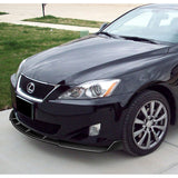 For 2009-2010 Lexus IS250 IS350 GT-Style Carbon Fiber Front Bumper Body Splitter Spoiler Lip 3PCS