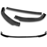 For 2001-2005 Lexus IS300 STP-Style Painted Black Front Bumper Body Spoiler Lip  3-PCS
