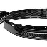For 2008-2013 BMW E90 E92 E93 M3 Carbon Fiber Front Bumper Body Splitter Spoiler Lip 3PCS