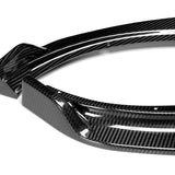 For 2007-2009 Infiniti G35 G37 4DR GT-Style Carbon Fiber Front Bumper Body Splitter Spoiler Lip 3PCS