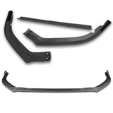For 2015-2017 Subaru Legacy STi-Style JDM Carbon Look Front Bumper Spoiler Lip  3-PCS