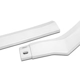 For 2015-2017 Subaru Legacy STi-Style JDM Painted White Front Bumper Spoiler Lip  3-PCS