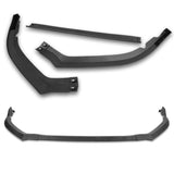 For 2015-2017 Subaru Legacy STi-Style JDM Matt Black Front Bumper Spoiler Lip  3-PCS