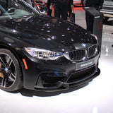 For 2015-2019 BMW F80 F82 M3 M4 GT-Style Carbon Fiber Front Bumper Spoiler Lip  3-PCS