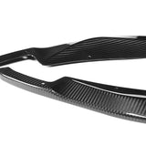 For 2015-2019 BMW F80 F82 M3 M4 GT-Style Carbon Fiber Front Bumper Spoiler Lip  3-PCS