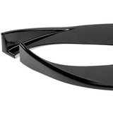 For 2006-2010 BMW E60 M5 H-Style Painted Black Front Bumper Splitter Spoiler Lip 3PCS