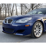 For 2006-2010 BMW E60 M5 H-Style Carbon Look Front Bumper Splitter Spoiler Lip 3PCS