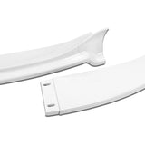For 2006-2010 BMW E60 M5 H-Style Painted White Front Bumper Splitter Spoiler Lip 3PCS