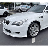 For 2006-2010 BMW E60 M5 H-Style Painted White Front Bumper Splitter Spoiler Lip 3PCS