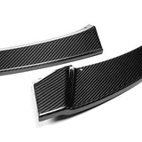 For 2006-2010 BMW E60 M5 H-Style Carbon Fiber Front Bumper Splitter Spoiler Lip 3PCS