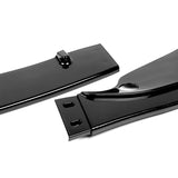 For 2001-2006 BMW E46 M3 H-Style Painted Black Front Bumper Splitter Spoiler Lip 3PCS