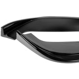 For 2001-2006 BMW E46 M3 H-Style Painted Black Front Bumper Splitter Spoiler Lip 3PCS