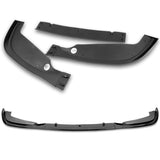 For 2001-2006 BMW E46 M3 H-Style Painted Black Front Bumper Splitter Spoiler Lip 3PCS