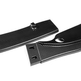 For 2001-2006 BMW E46 M3 H-Style Carbon Look Front Bumper Splitter Spoiler Lip 3PCS