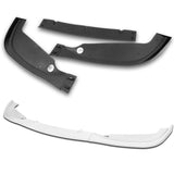 For 2001-2006 BMW E46 M3 H-Style Painted White Front Bumper Splitter Spoiler Lip 3PCS