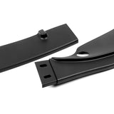 For 2001-2006 BMW E46 M3 H-Style Matte Black Front Bumper Splitter Spoiler Lip 3PCS