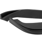 For 2001-2006 BMW E46 M3 H-Style Matte Black Front Bumper Splitter Spoiler Lip 3PCS