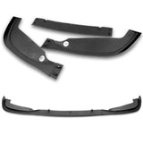 For 2001-2006 BMW E46 M3 H-Style Matte Black Front Bumper Splitter Spoiler Lip 3PCS