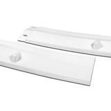 For 2017-2020 BMW 5-Series G30 M-Sport Painted White Front Bumper Splitter Spoiler Lip 3PCS