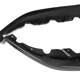 For 2017-2020 BMW 5-Series G30 M-Sport Carbon Fiber Front Bumper Splitter Spoiler Lip 3PCS