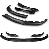 For 2017-2020 BMW 5-Series G30 M-Sport Carbon Fiber Front Bumper Splitter Spoiler Lip 3PCS