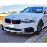 For 2017-2020 BMW 5-Series G30 M-Sport Matte Black Front Bumper Splitter Spoiler Lip 3PCS