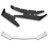 For 2016-2024 Chevy Camaro 1LE-Style Painted White Front Bumper Splitter Spoiler Lip 3PCS