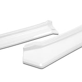 For 2022-2024 Honda Civic Sedan 11Th Painted White Front Bumper Splitter Spoiler Lip 3PCS