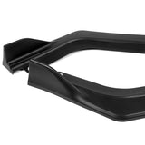 For 2022-2024 Honda Civic Sedan 11Th Matte Black Front Bumper Splitter Spoiler Lip 3PCS