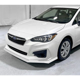 For 2017-2019 Subaru Impreza ST-Style Painted White Front Bumper Splitter Spoiler Lip 3PCS