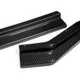 For 2017-2019 Subaru Impreza ST-Style Real Carbon Fiber Front Bumper Splitter Spoiler Lip 3PCS