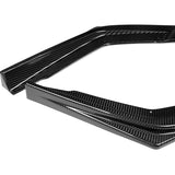 For 2017-2019 Subaru Impreza ST-Style Real Carbon Fiber Front Bumper Splitter Spoiler Lip 3PCS