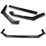For 2017-2019 Subaru Impreza ST-Style Real Carbon Fiber Front Bumper Splitter Spoiler Lip 3PCS