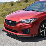 For 2017-2019 Subaru Impreza ST-Style Real Carbon Fiber Front Bumper Splitter Spoiler Lip 3PCS
