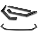 For 2017-2019 Subaru Impreza ST-Style Matte Black Front Bumper Splitter Spoiler Lip 3PCS