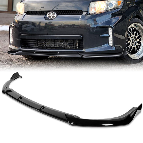 For 2011-2015 Scion xB STP-Style Painted Black Front Bumper Splitter Spoiler Lip 3PCS