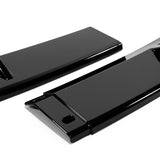 For 2021-2023 BMW 5-Series G30 M-Sport Painted Black Front Bumper Splitter Spoiler Lip 3PCS