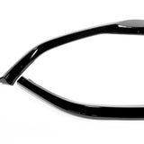 For 2021-2023 BMW 5-Series G30 M-Sport Painted Black Front Bumper Splitter Spoiler Lip 3PCS