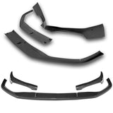 For 2021-2023 BMW 5-Series G30 M-Sport Carbon Look Front Bumper Splitter Spoiler Lip 3PCS