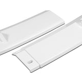 For 2021-2023 BMW 5-Series G30 M-Sport Painted White Front Bumper Splitter Spoiler Lip 3PCS