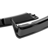 For 2012-2014 Ford Focus ST MK3 GT-Style Painted Black Front Bumper Splitter Spoiler Lip 3PCS