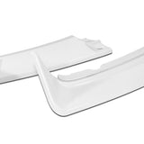 For 2012-2014 Ford Focus ST MK3 GT-Style Painted White Front Bumper Splitter Spoiler Lip 3PCS