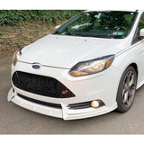 For 2012-2014 Ford Focus ST MK3 GT-Style Painted White Front Bumper Splitter Spoiler Lip 3PCS