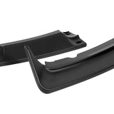 For 2012-2014 Ford Focus ST MK3 GT-Style Unpainted Matte Black Front Bumper Splitter Spoiler Lip 3PCS