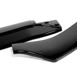 For 2022-2025 Mercedes C-Class W206 AMG Line Painted Black Front Bumper Splitter Spoiler Lip 3PCS