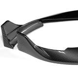 For 2022-2025 Mercedes C-Class W206 AMG Line Carbon Look Front Bumper Splitter Spoiler Lip 3PCS