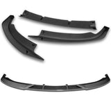 For 2007-2010 BMW 3-Series E92 E93 M-Style Carbon Look Front Bumper Splitter Spoiler Lip 3PCS