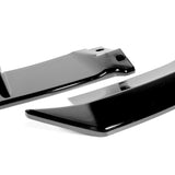 For 2007-2010 BMW 3-Series E92 E93 M-Style Painted Black Front Bumper Splitter Spoiler Lip 3PCS