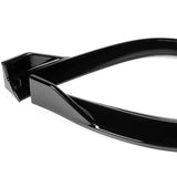 For 2011-2014 Dodge Avenger STP-Style Painted Black Front Bumper Splitter Spoiler Lip 3PCS