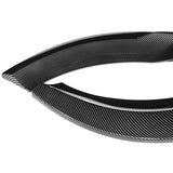 For 2008-2011 Mercedes C-Class Sport W204 Carbon Look Front Bumper Splitter Spoiler Lip 3PCS